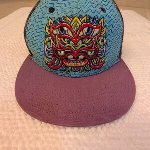 Grassroots California Embroidered Hat Artist Series Chris Dyer Size Small